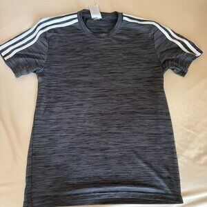 Adidas Men's 3 Stripe Tech Tee | Size Small